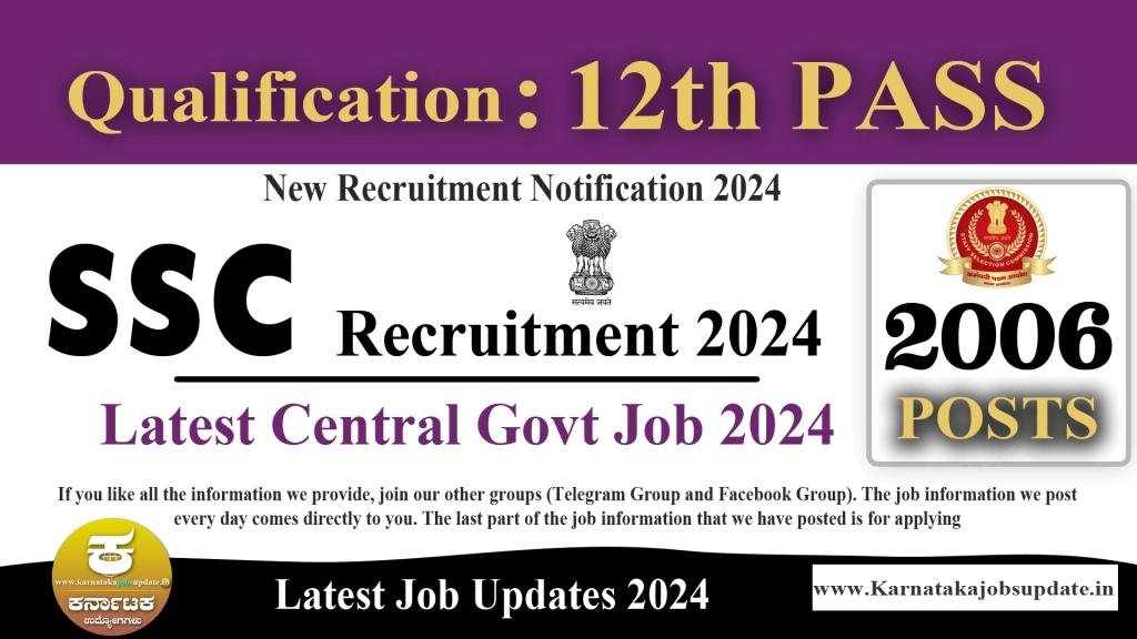 SSC Stenographer Recruitment 2024: Apply Now for 2006 Grade ‘C’ & ‘D’ Vacancies!